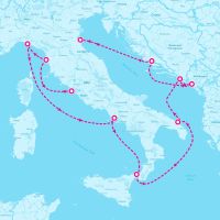 Celebrity Constellation May 13, 2024 itinerary map