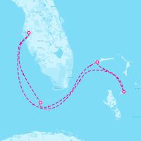 Celebrity Constellation December 7, 2025 itinerary map