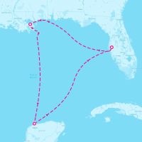 Celebrity Constellation February 15, 2026 itinerary map
