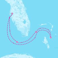 Celebrity Constellation March 15, 2026 itinerary map