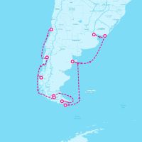 Celebrity Eclipse December 23, 2023 itinerary map