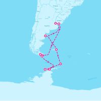 Celebrity Eclipse January 20, 2024 itinerary map