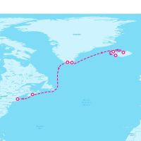 Celebrity Eclipse August 16, 2024 itinerary map