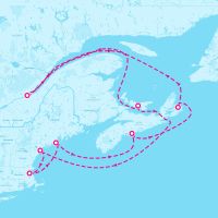 Celebrity Eclipse September 19, 2024 itinerary map