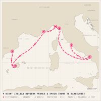 Celebrity Eclipse August 29, 2028 itinerary map