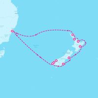 Celebrity Edge December 21, 2023 itinerary map