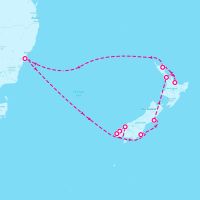 Celebrity Edge January 13, 2024 itinerary map