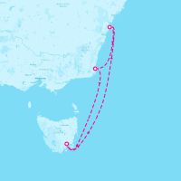 Celebrity Edge March 7, 2024 itinerary map