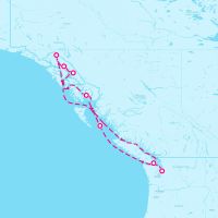 Celebrity Edge August 9, 2024 itinerary map