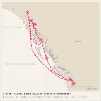 Celebrity Edge July 14, 2028 itinerary map