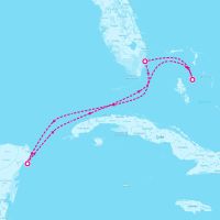 Celebrity Equinox December 19, 2023 itinerary map