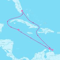 Celebrity Equinox March 14, 2024 itinerary map