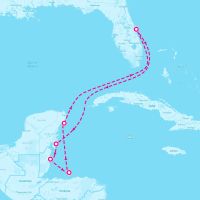 Celebrity Equinox December 14, 2024 itinerary map