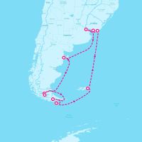 Celebrity Equinox December 21, 2024 itinerary map