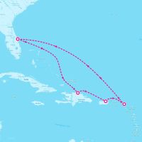Celebrity Equinox December 21, 2024 itinerary map