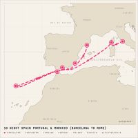 Celebrity Equinox June 26, 2027 itinerary map
