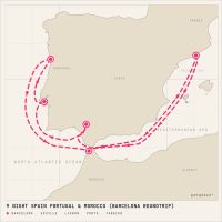Celebrity Equinox July 15, 2027 itinerary map