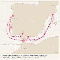 Celebrity Equinox October 7, 2027 itinerary map