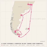 Celebrity Equinox December 19, 2027 itinerary map