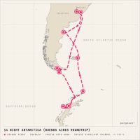 Celebrity Equinox January 16, 2028 itinerary map