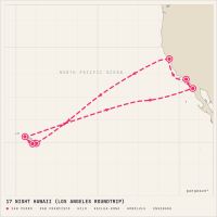 Celebrity Equinox April 8, 2028 itinerary map