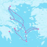 Celebrity Infinity May 25, 2024 itinerary map