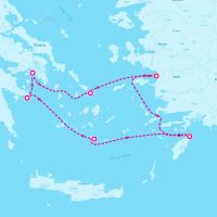 Celebrity Infinity June 1, 2024 itinerary map
