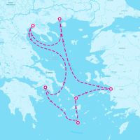 Celebrity Infinity July 6, 2024 itinerary map