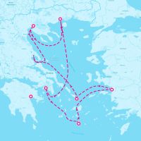 Celebrity Infinity September 28, 2024 itinerary map