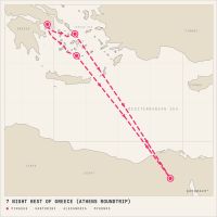 Celebrity Infinity May 21, 2028 itinerary map