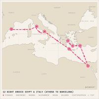 Celebrity Infinity November 5, 2028 itinerary map
