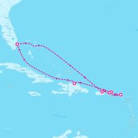 Celebrity Reflection December 29, 2023 itinerary map