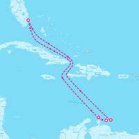 Celebrity Reflection June 29, 2024 itinerary map