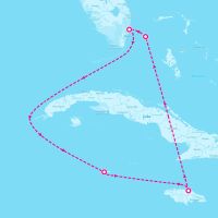 Celebrity Reflection May 4, 2025 itinerary map