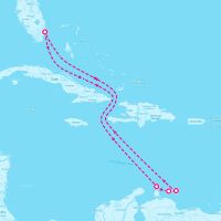 Celebrity Reflection May 10, 2025 itinerary map