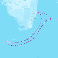 Celebrity Reflection March 9, 2026 itinerary map