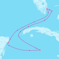 Celebrity Reflection August 1, 2026 itinerary map