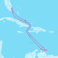 Celebrity Reflection September 12, 2026 itinerary map
