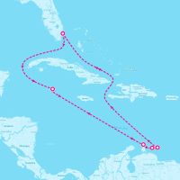 Celebrity Reflection October 24, 2026 itinerary map