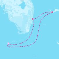 Celebrity Reflection December 18, 2026 itinerary map