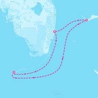 Celebrity Reflection July 30, 2027 itinerary map