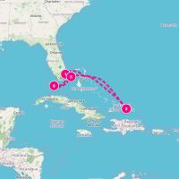 Celebrity Reflection September 12, 2027 itinerary map