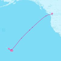 Celebrity Solstice September 22, 2024 itinerary map