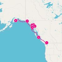 Celebrity Solstice August 13, 2027 itinerary map