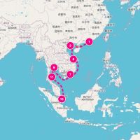 Celebrity Solstice January 26, 2028 itinerary map