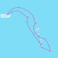 Celebrity Summit November 30, 2024 itinerary map