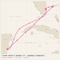 Celebrity Summit March 18, 2028 itinerary map