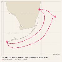 Celebrity Summit April 4, 2028 itinerary map