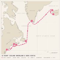 Celebrity Summit June 18, 2028 itinerary map