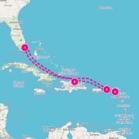 Celebrity XCel February 21, 2027 itinerary map